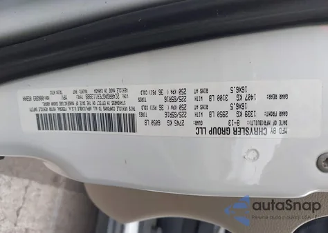 2014 Ram Cargo Tradesman z USA, uszkodzony, nr VIN 2C4RRGAG7ER113989